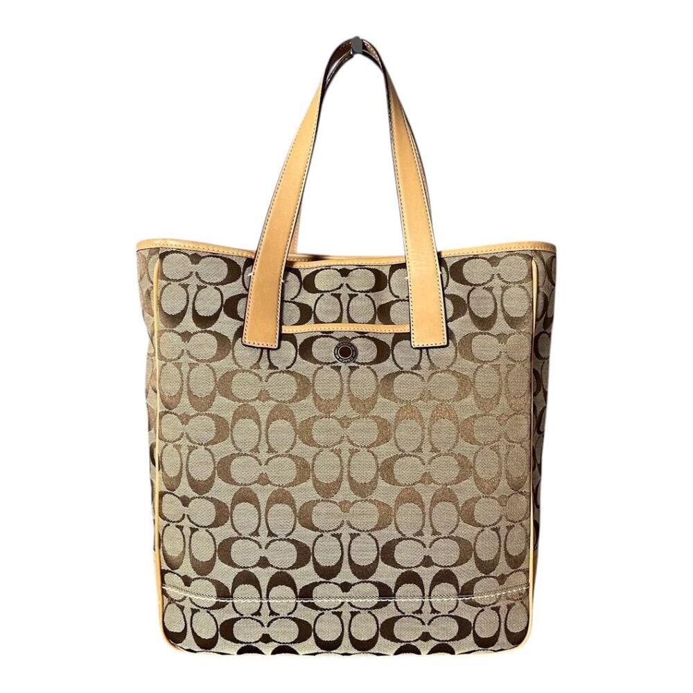 Coach Signature Canvas Tote Bag
